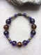 Bracelet ethnique en perles de verre