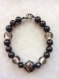 Bracelet ethnique en perles de verre 