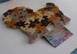 Puzzle alphabet en bois, en forme de lion