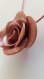 Collier rose fimo