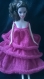 Robe flamenco pour poupée mannequin barbie tricot 12 