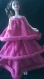 Robe flamenco pour poupée mannequin barbie tricot 12 