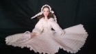 Robe poupée barbie crochet blanche 1 