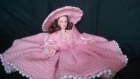 Robe poupée barbie crochet rose 2 