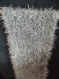 Écharpe en laine duvet grise 