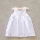 Petite robe pour bébé de 3 mois en coton étoilé