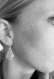 Boucles d'oreilles argent 925 texturé noir-romantique-féminine-arabesques-pointillés-patiné-oxydé-granulation-femme-sterling silver earrings