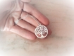 Pendentif arbre de vie en argent 925 massif (chaine argent),symbole porte bonheur,chance,grigri,végétal,nature,naturel,symbolique,imposant