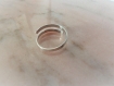 Bague argent 925,alliance,bague,anneau,unisexe,simple,pour tous les jours,massif,sobre,réglable,ajustable,silver ring