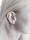 Boucles d'oreilles dorées or laiton,au choix,martelé,géométrique,design,contemporain,gold earrings,minimaliste,argent 925,or rose,cuivre