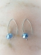 Boucles au choix personnalisables argent massif,pierres semi précieuse,personnalisé,simple,discret,minimaliste,sterling silver earrings