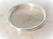 Lot 7 bracelets joncs argent massif 925,fil rond lisse plein,bijou simple,sobre,classique,minimaliste,semainier,silver ring