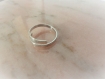 Bague argent 925,alliance,bague,anneau,unisexe,simple,pour tous les jours,massif,sobre,réglable,ajustable,silver ring