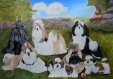 Portraits de vos animaux aux pastels secs à partir d'une photo format 70x100 cm