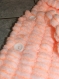 Nid d'ange bébé 0/3mois en laine pompons - fait main - 100% polyester 