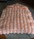 Nid d'ange bébé 0/3mois en laine pompons - fait main - 100% polyester 