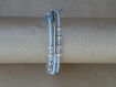 Fm004 bracelet « light sapphire » sur fil mémoire