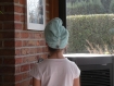 Trc 026 serviette pour cheveux verte