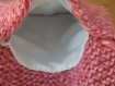 Trc 027 sac pochette laine rose