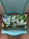 Décoration intérieure, housse de coussin  30x50 cm portefeuille motifs plantes tropicales tissu d'ameublement