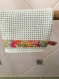 Gants de toilette en coton nid d'abeille vert d'eau vendus par 2