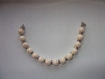 Bracelet perles en verre effet craquelées