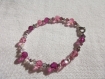 Bracelet perle de cristal swarovski rose