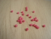 Lot de 15 perles à plastique rose   25-59