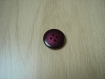 Cinq gros boutons forme ronde rose bordeaux   7-5   +4