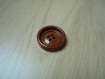 Cinqs gros boutons forme ronde marron vintage   1-16  +2
