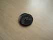 Trois boutons noir forme rond avec cercle   17-62