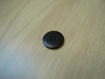 Cinqs boutons plastique noir forme ronde   26-17