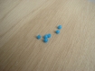 Lot de perles bleu moyen en plastique   25-51