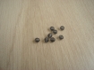 Lot de perles à facette grise translucide   25-40