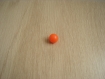 Perle en plastique orange 12mm   25-54