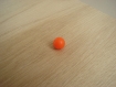 Perle en plastique orange 12mm   25-54