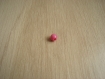 Perle en plastique rose 7 mm    25-62