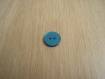 Trois boutons creux bleu turquoise nacré   19-82