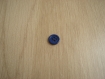 Trois boutons bleu brillant avec rebord   19-69