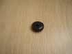 Trois boutons à queu recouvert tissu noir   12-65