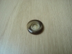 Cinq boutons forme ronde spirale marron   9-5