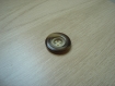 Cinq boutons forme ronde spirale marron   9-5