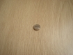 Petit bouton forme ronde métal argenté   4-91