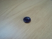 Cinq boutons pate de verre bleu marine  10-7  +2