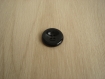 Trois boutons cuvette noir plastique   17-36