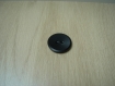 Gros bouton cuvette noir plastique   26-24