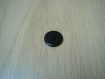 Cinq boutons forme ronde noir 22mm    26-45  +1