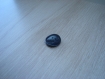 Cinq boutons forme ronde noir marbré gris   9-15