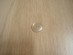 Cinq boutons plastique creux rond reflêt nacré  8-56