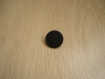 Deux boutons à queu recouvert tissu noir   12-67